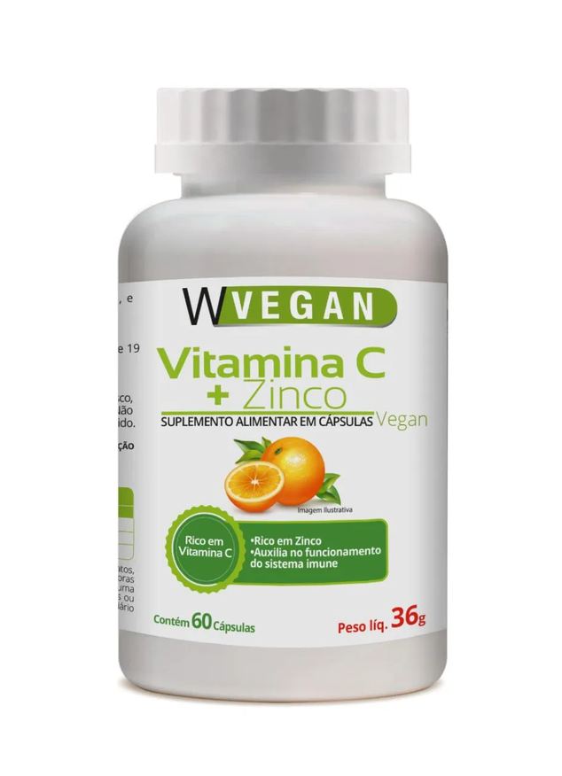 Moriale Odt Vitamina C 500mg + Zinco 60 Capsulas Wvegan Vegano