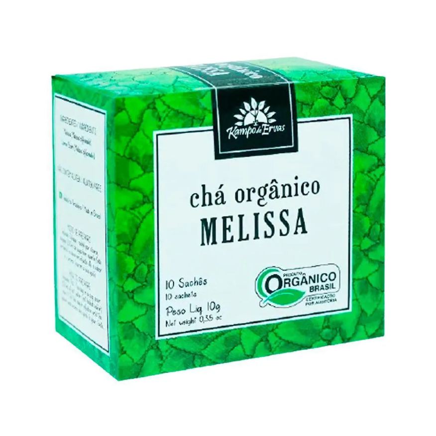 Kampo de Ervas Chá de Melissa Orgânica em Sachês 10g