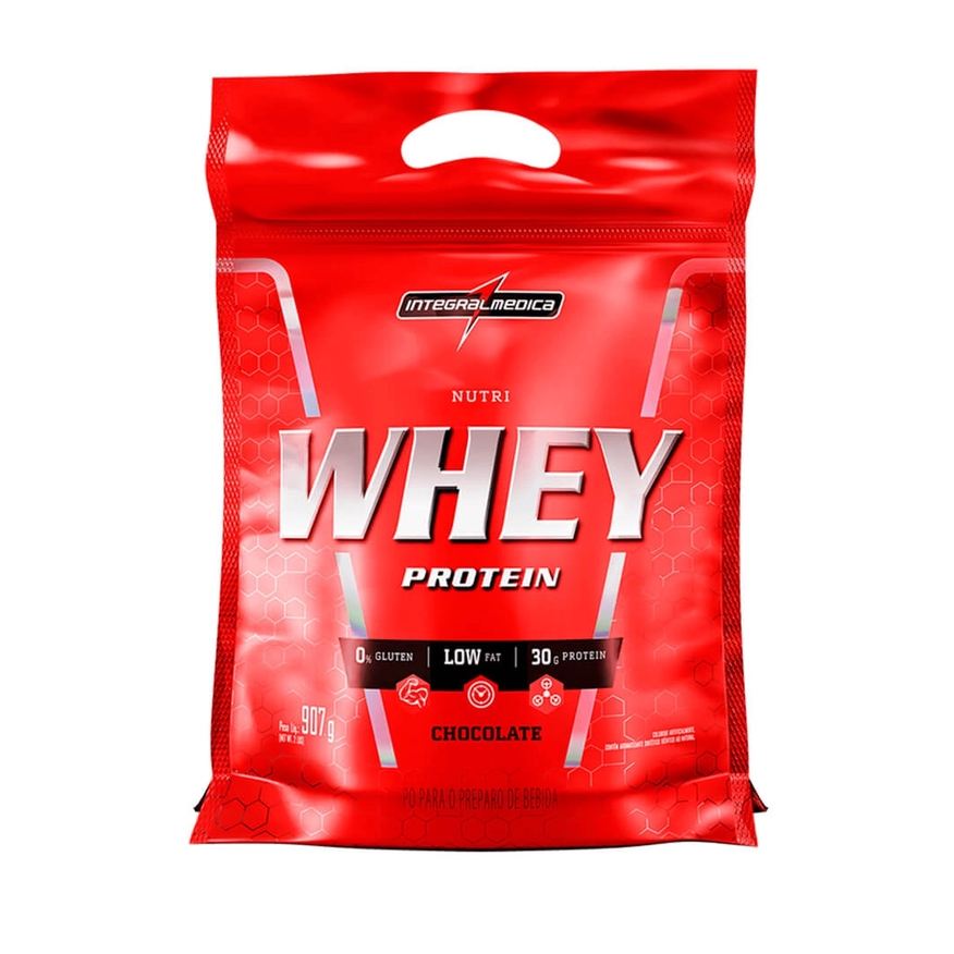 Integralmedica Nutri Whey Protein 907g – Refil – Full Entrega Rapida (Chocolate)