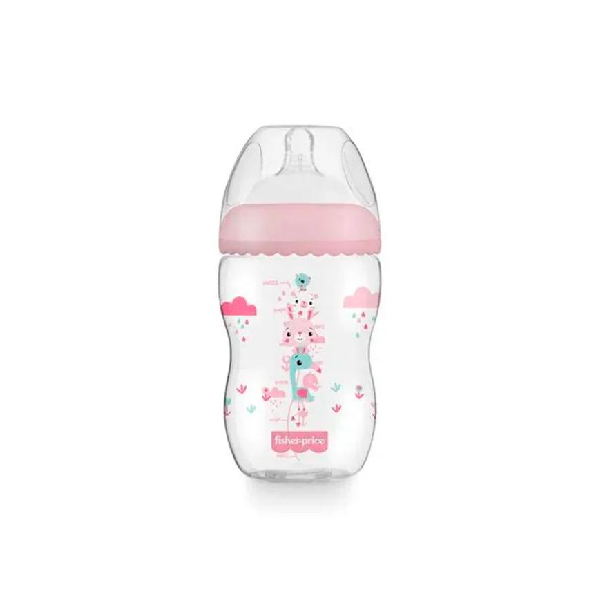 Fisher Price Mamadeira First Moments Rosa Algodão Doce 330ml