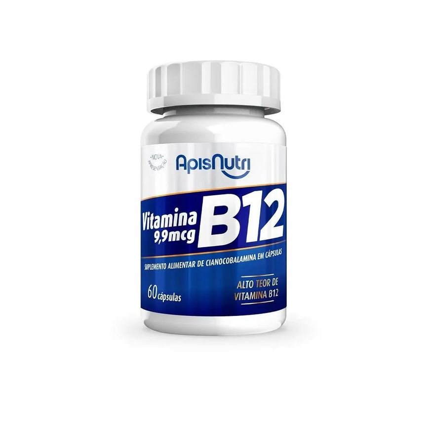 Apisnutri Vitamina B12 (60 Cápsulas) - Padrão: Único