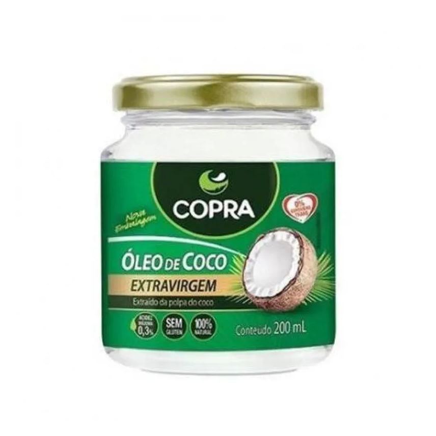 Copra Óleo de Coco Extravirgem (200ml) - Padrão: Único