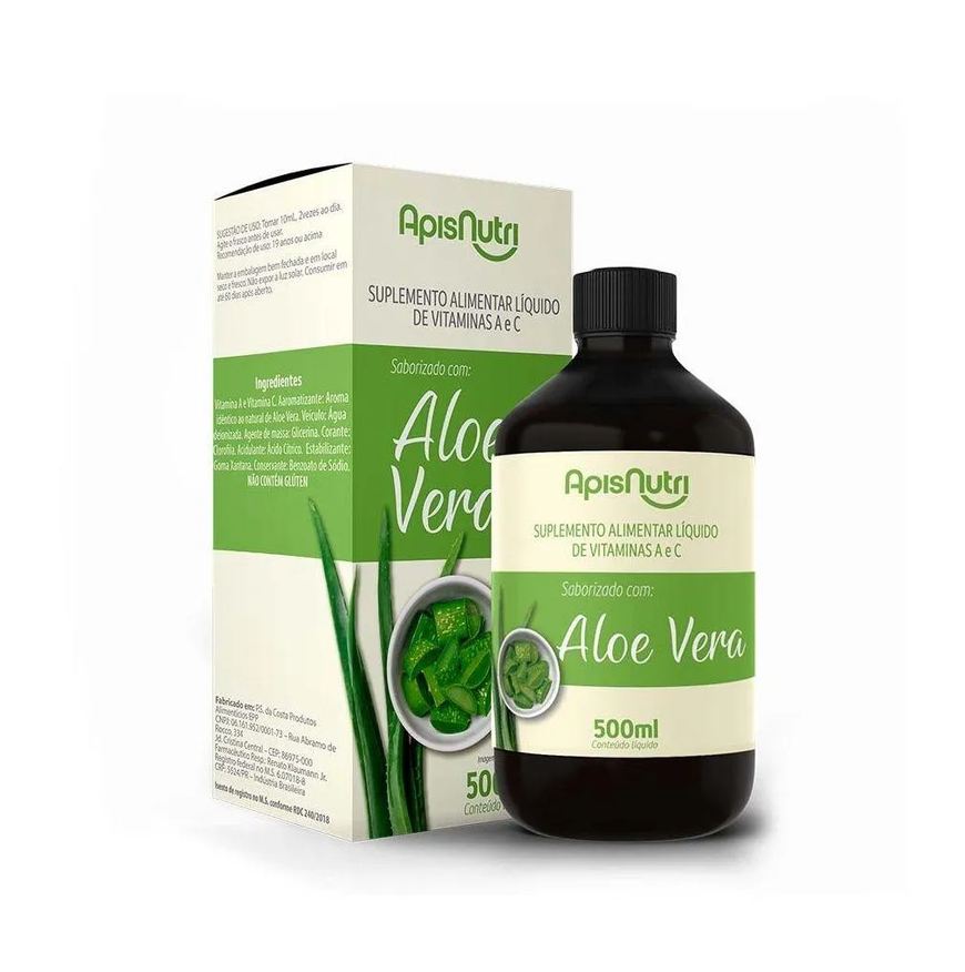 Apisnutri Aloe Vera (500ml) - Padrão: Único