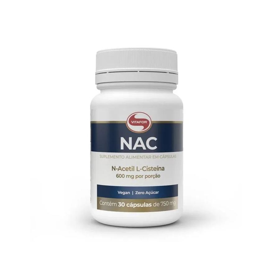 Vitafor N-acetil L-cisteína Nac 600mg 30 cápsulas