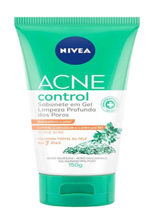 Nivea Sabonete Facial em Gel Acne Control Limpeza Profunda