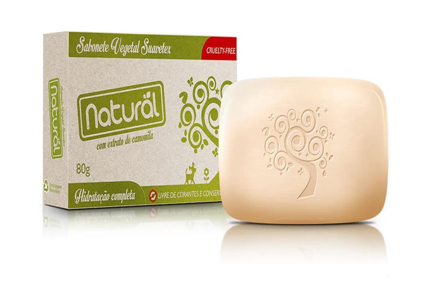 On Kit 3x: Sabonete Camomila Natural 80g