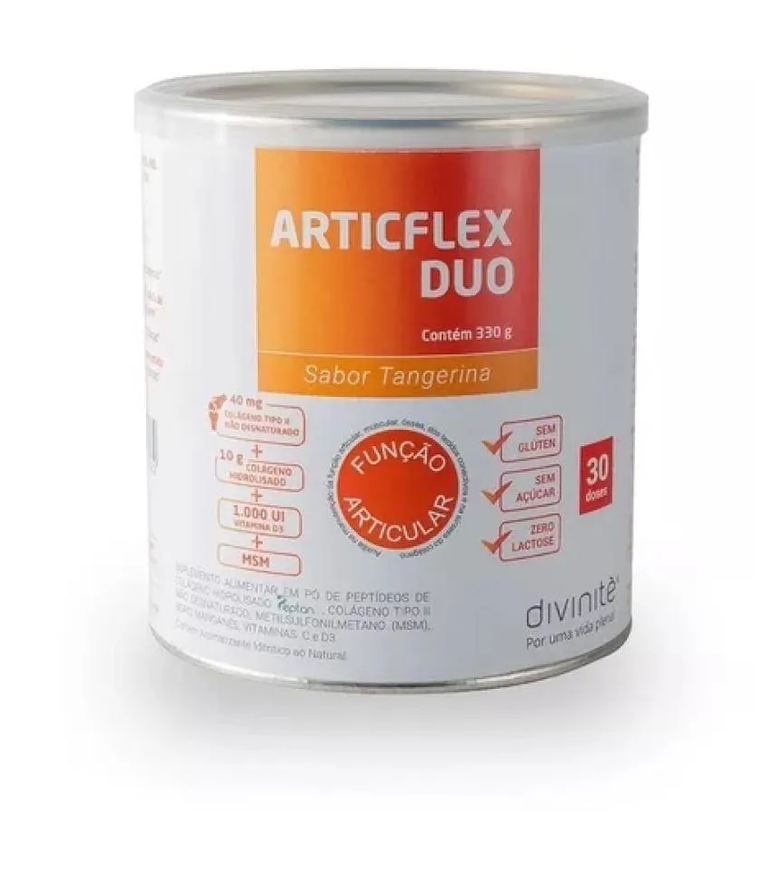 Nutracosmeticos Vitamina Articflex Duo Tangerina Colágeno Tipo I Tipo Ii 330g Divinitè