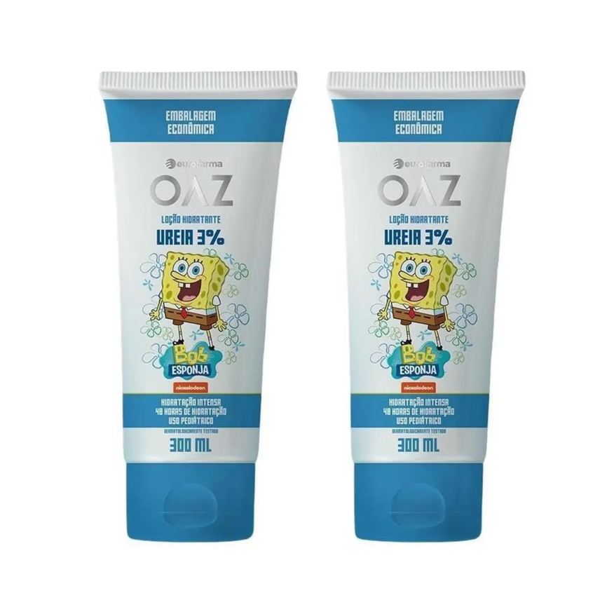 Eurofarma Kit com 2 Loção Hidratante Ureia 3% Oaz 300ml