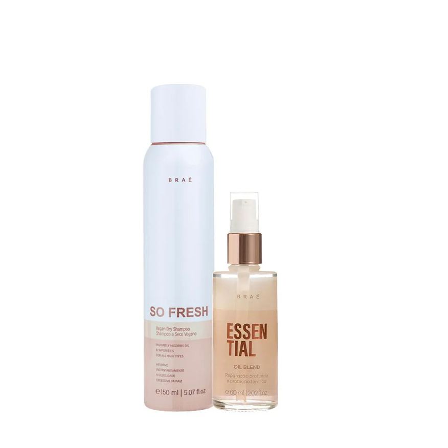 Braé Kit So Fresh Shampoo a Seco e Essential Oil Blend (2 Produtos)