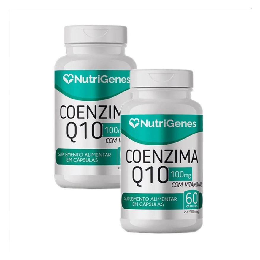 Nutrigenes 2x Coenzima Q10 Coq10 - 60 Cápsulas. 100mg + Vitaminas