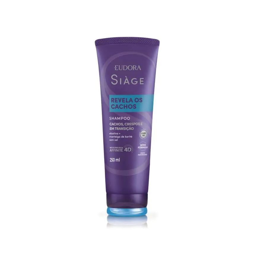 Eudora Siage Shampoo Revela Os Cachos 250ml