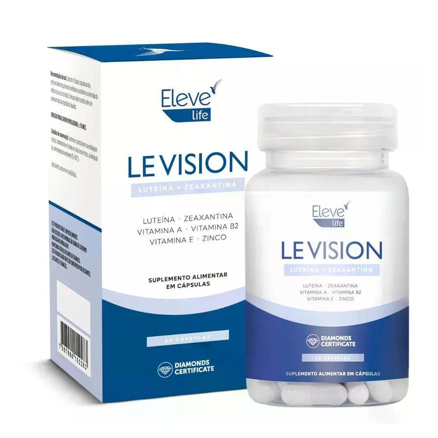 Eleve Life Le Vision - Vitaminas para Os Olhos - 30 Dias - 30 cápsulas