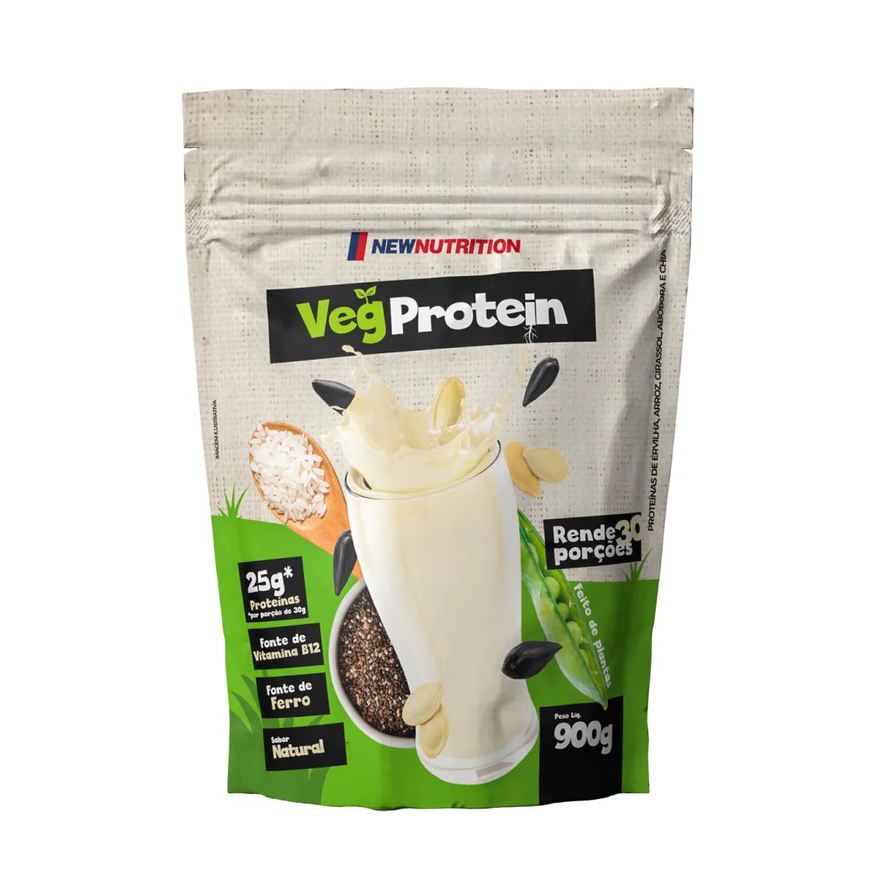 Newnutrition Proteína Vegetal Natural em Pó 900g
