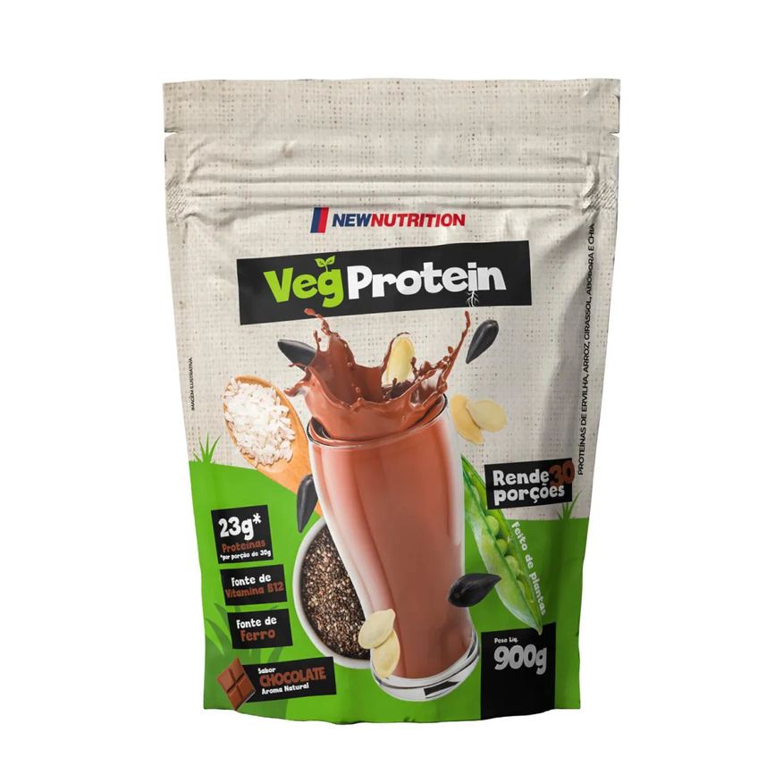 Newnutrition Proteína Vegetal Chocolate em Pó 900g