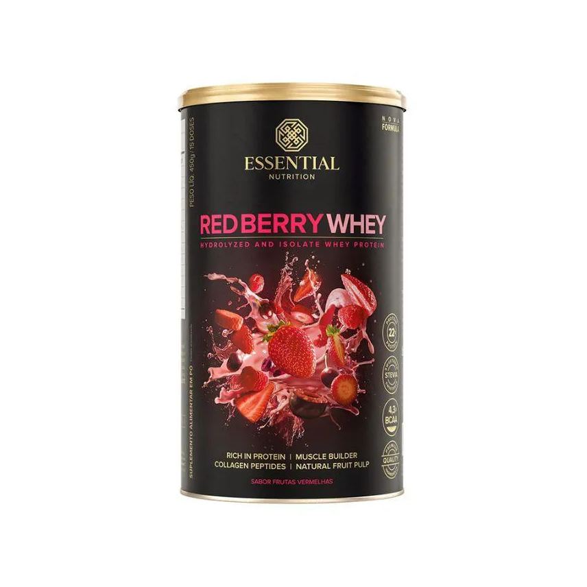 Essential Nutrition Whey Protein Red Berry 450g
