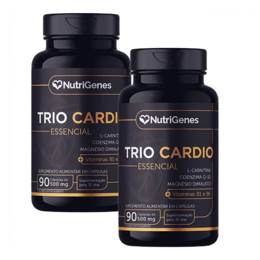 Nutrigenes 2x Trio Cardio- Magnésio- Coq10- L- Carnitina