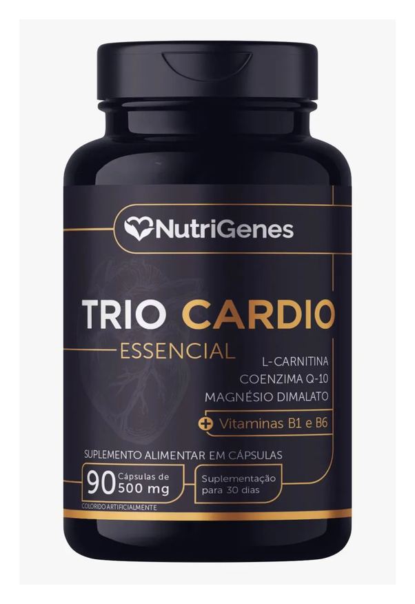 Nutrigenes Trio Cardio- Magnésio- Coq10- L- Carnitina
