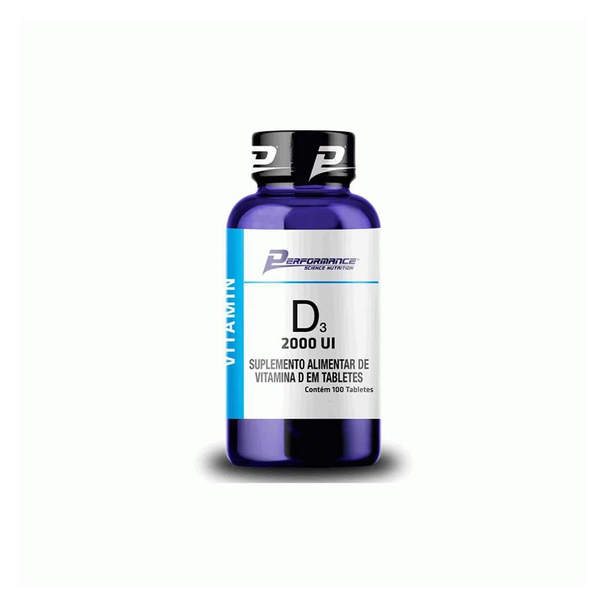Performance Nutrition Vitamina D3 2000 Ui (100 Tabs) - Padrão: Único