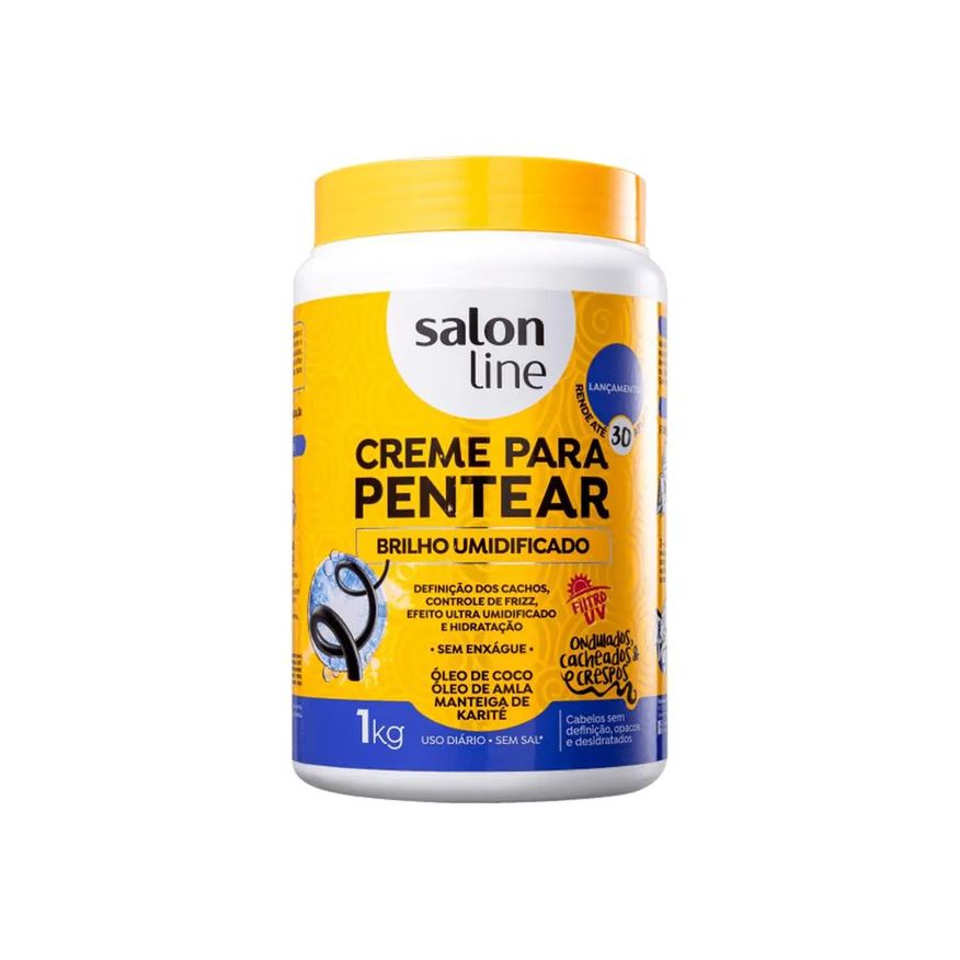 Salon Line Creme de Pentear Brilho Umidificado – 1000g