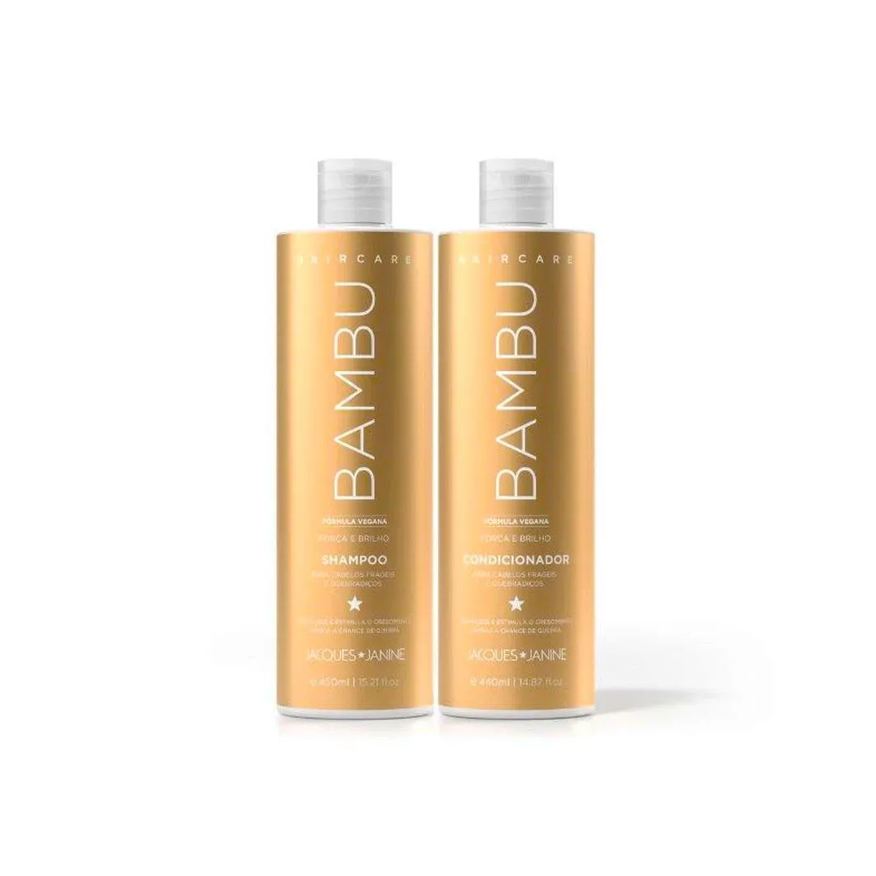 Jacques Janine Professional Kit Jacques Janine Hair Care Bambu Shampoo 450ml + Condicionador 440ml