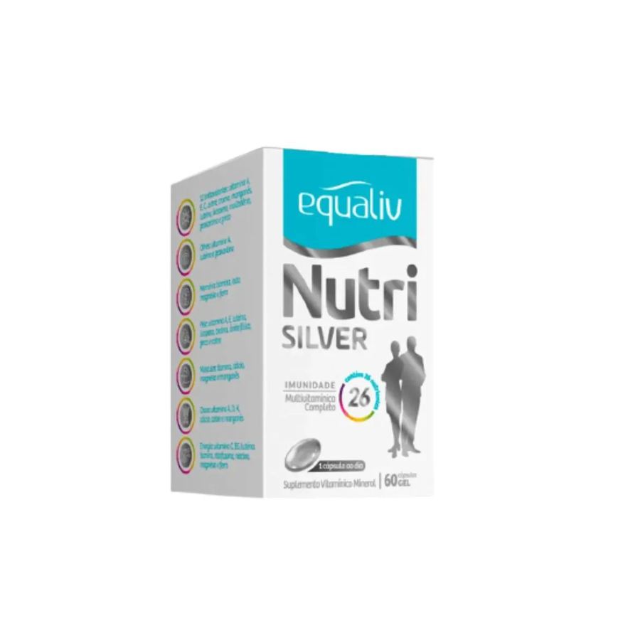 Equaliv Suplemento Polivitamínico de Az Nutri Silver 60 Cápsulas Gel