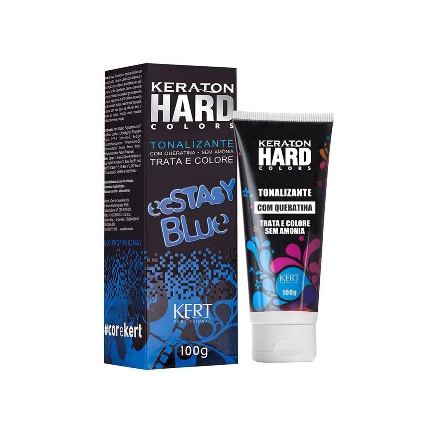 Keraton Tonalizante Hard Color Ecstasy Blue - 100g
