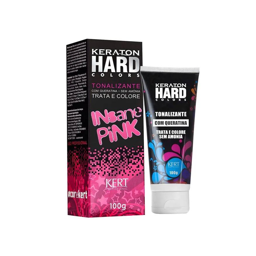 Keraton Tonalizante Hard Color Insane Pink - 100g