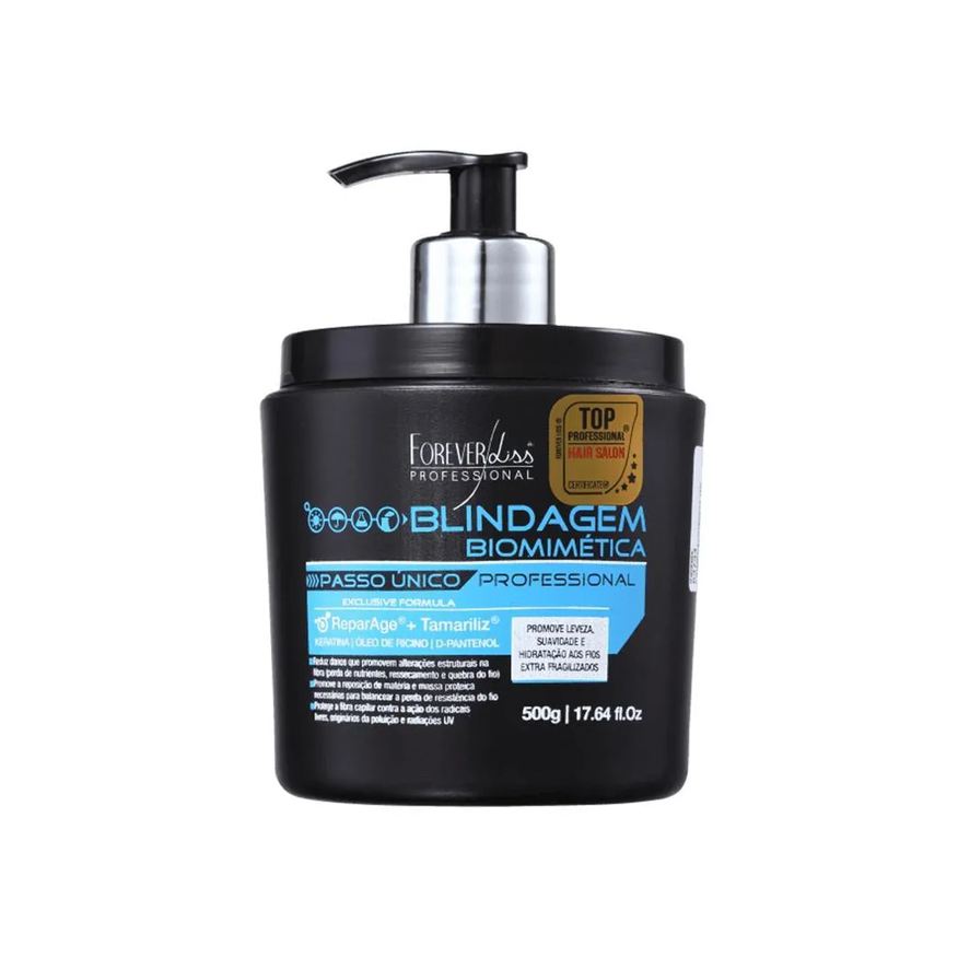 FOREVER LISS BLINDAGEM CAPILAR MáSCARA BIOMIMéTICA - 500g