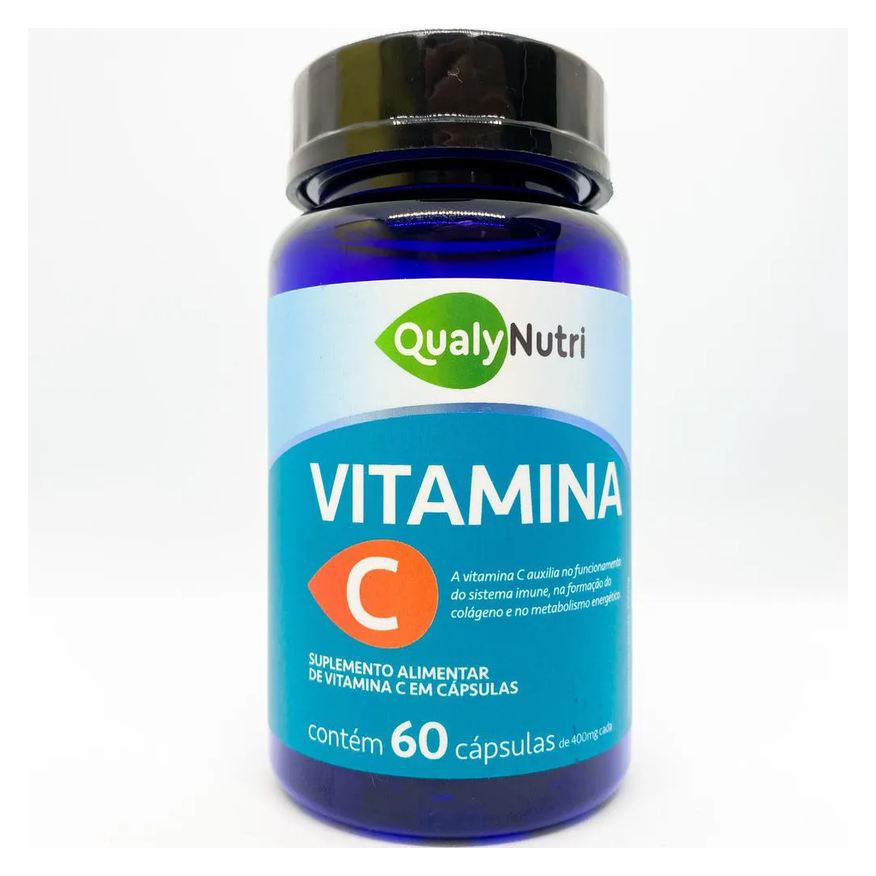 Qualynutri Vitamina C 400mg C/60 cápsulas - Qualy Nutri