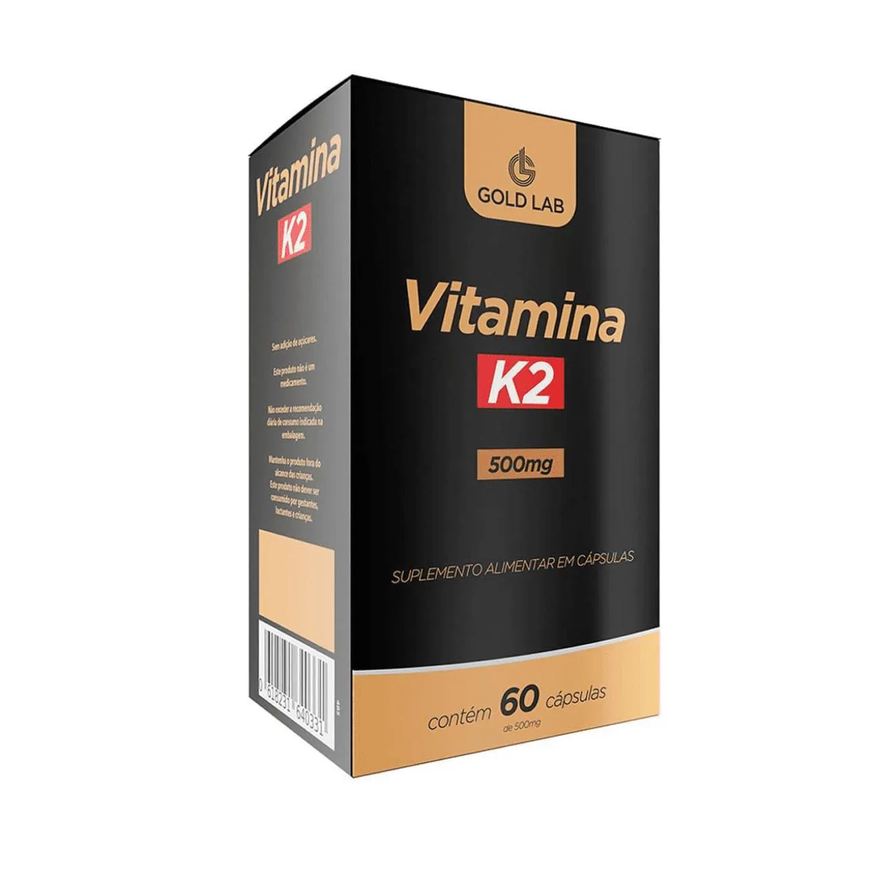 Qualynutri Vitamina K2 500mg C/60 cápsulas - Gold Lab