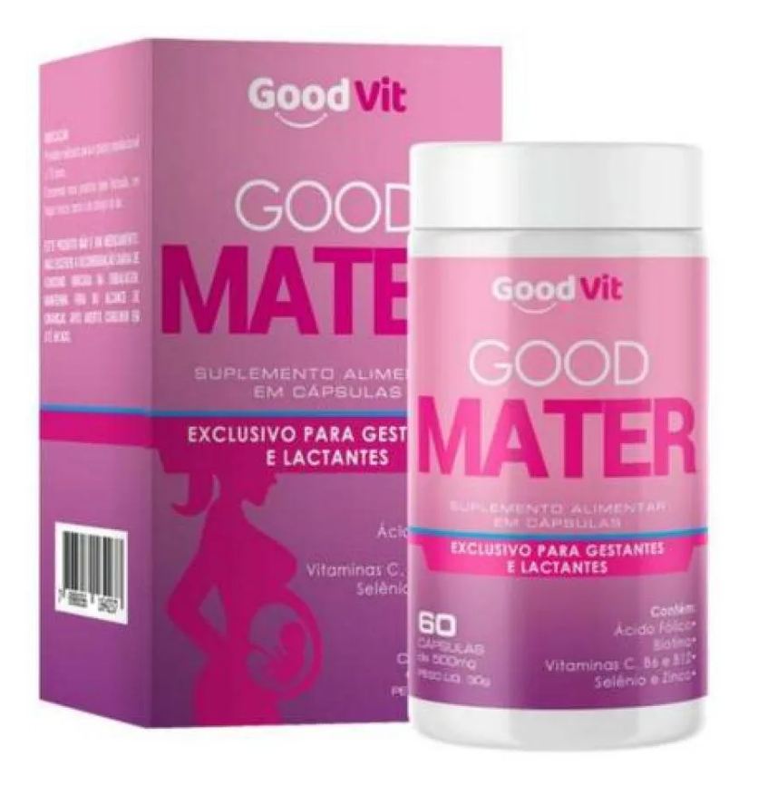 Good Vit Good Mater 500mg C/60 cápsulas