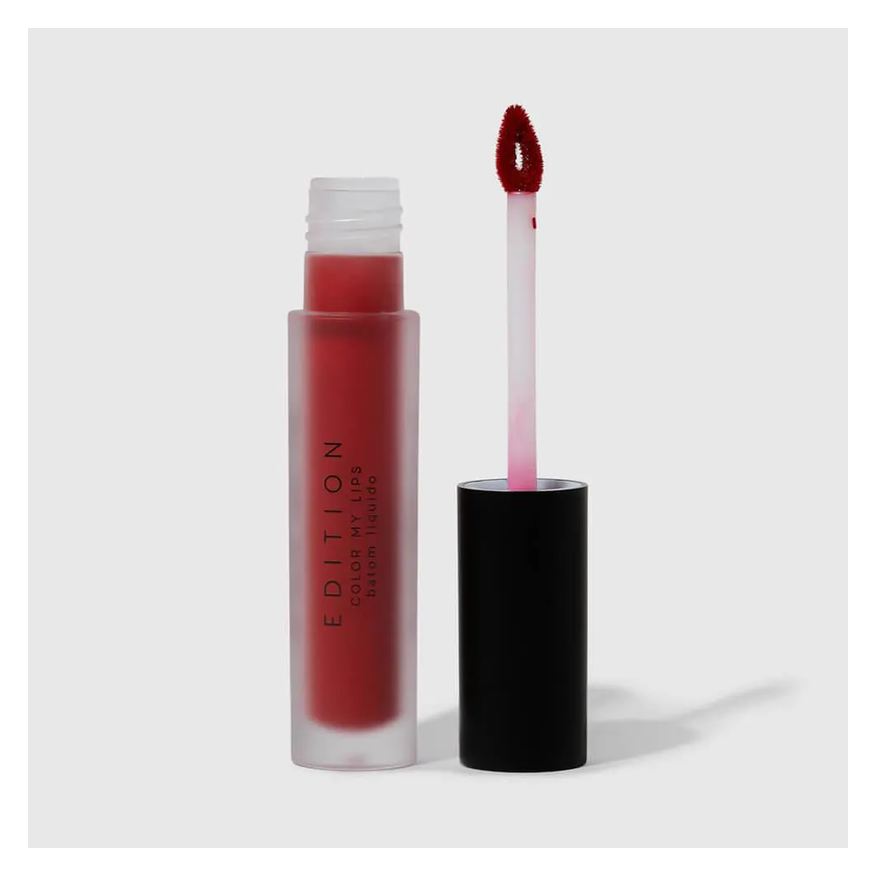 Océane Batom Líquido Vermelho Matte - Color My Lips Real Deal Edition 4g