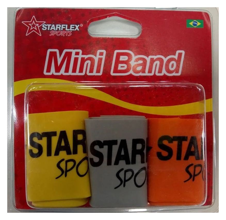 Starflex Kit Mini Band (fraco / Médio / Forte) - Padrão: Único