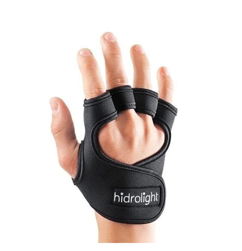 Hidrolight Luva de Neoprene com Debrum sem Polegar Preta - Tamanho: P