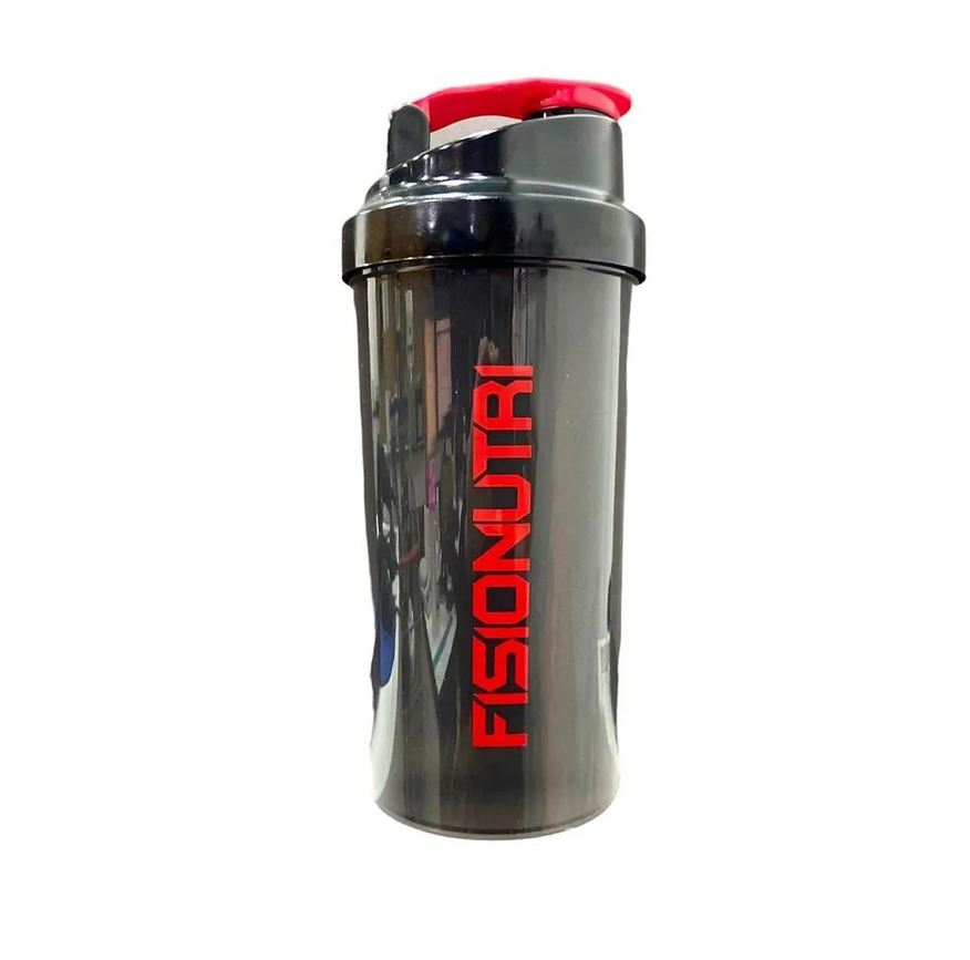 Fisionutri Coqueteleira (600ml) - Cor: Fumê Tampa Preta