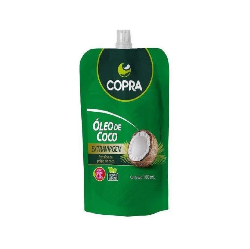 Copra Óleo de Coco Extravirgem Stand Pouch (100ml) - Padrão: Único