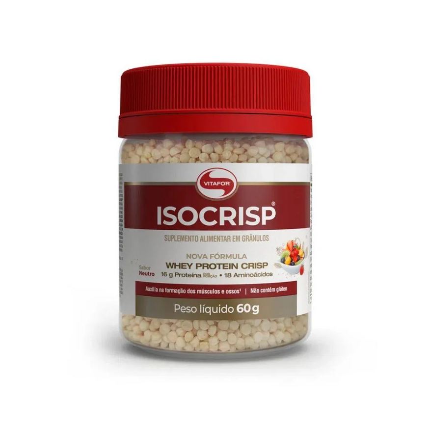 Vitafor Whey Protein Isolada Iso Crisp Whey Protein Crisp 60g