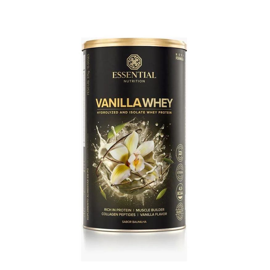 Essential Nutrition Vanilla Whey Hydrolized (375g) - Padrão: Único