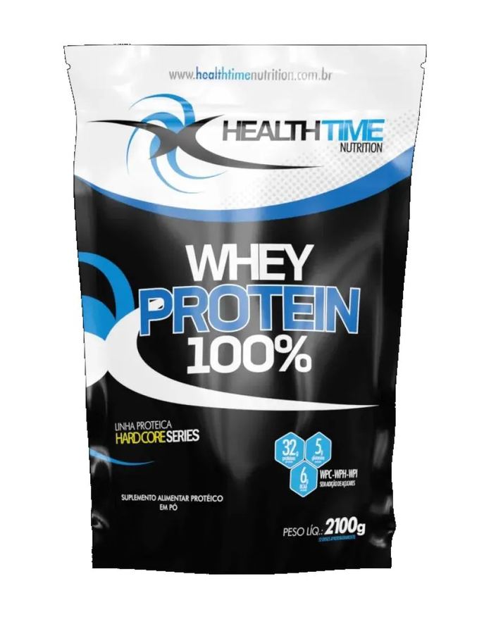 HEALTH TIME WHEY PROTEIN 100% - 2.1kg Banana C/ Canela