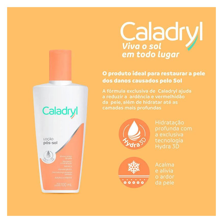 Caladryl Loção Pós-Sol 100ml