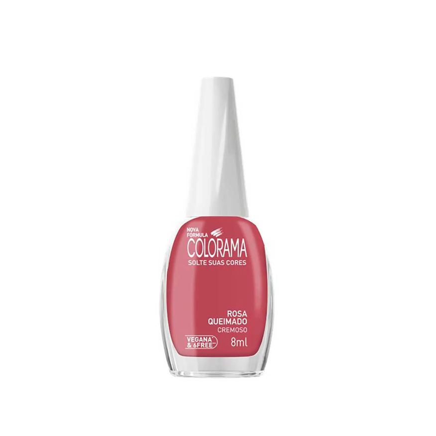 Colorama Esmalte Cremoso 8ml - Rosa Queimado