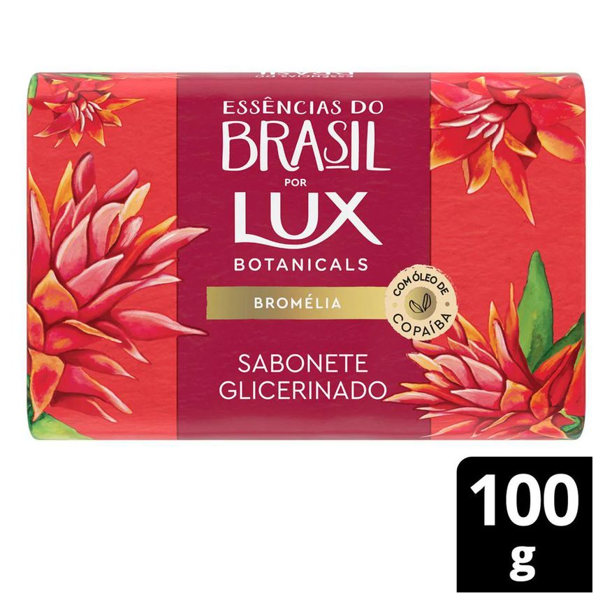 Lux Sabonete em Barra Botanicals Essências do Brasil Bromélia 100g