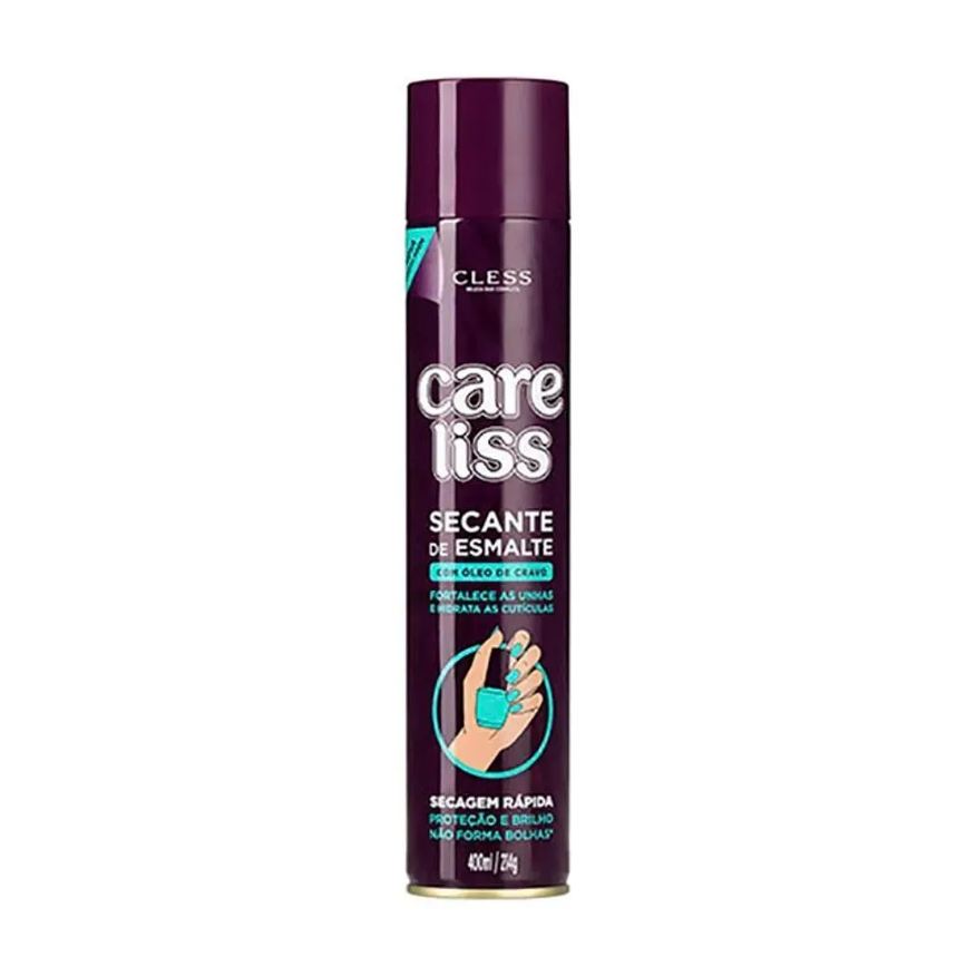 Secante Spray de Esmalte Care Liss Oleo de Cravo 400ml Cless