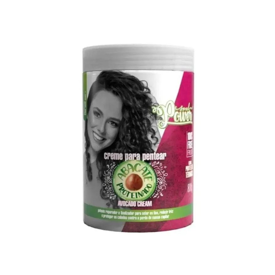 Beauty Color Creme para Pentear Abacate Avocado Cream Soul Power 800g