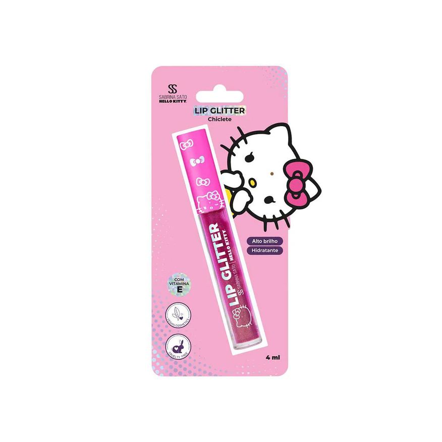 Glitter Lip Sabrina Sato Hello Kitty - Chiclete 4ml