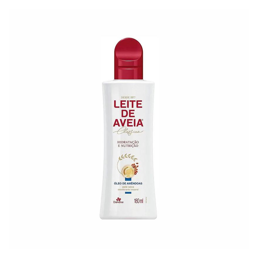 Davene Loção Hidratante Leite de Aveia Amêndoas 180ml