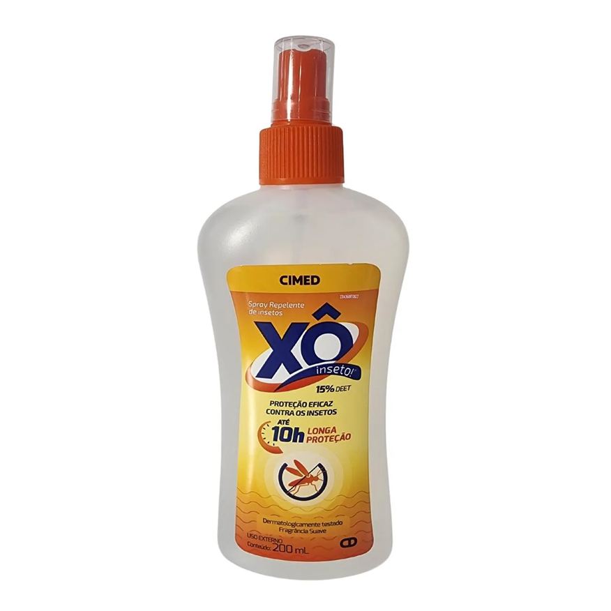 Cimed Repelente de Insetos Spray Xô Inseto! 15% Deet 200ml