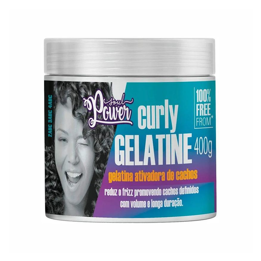 Soul Power Ativador de Cachos Curly Gelatine 400g