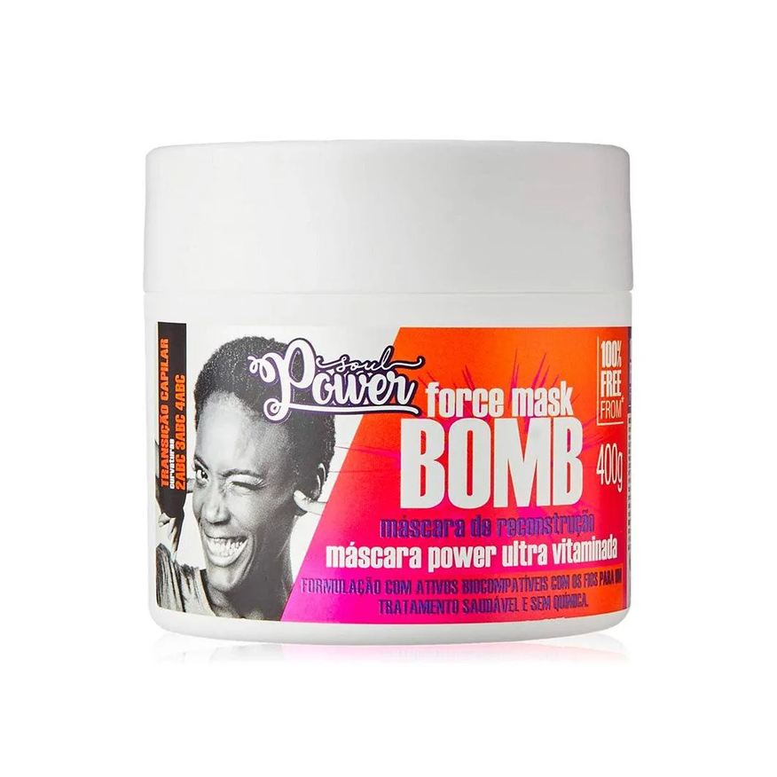 Soul Power Máscara de Tratamento de Reconstrução Bomb Force Mask 400g