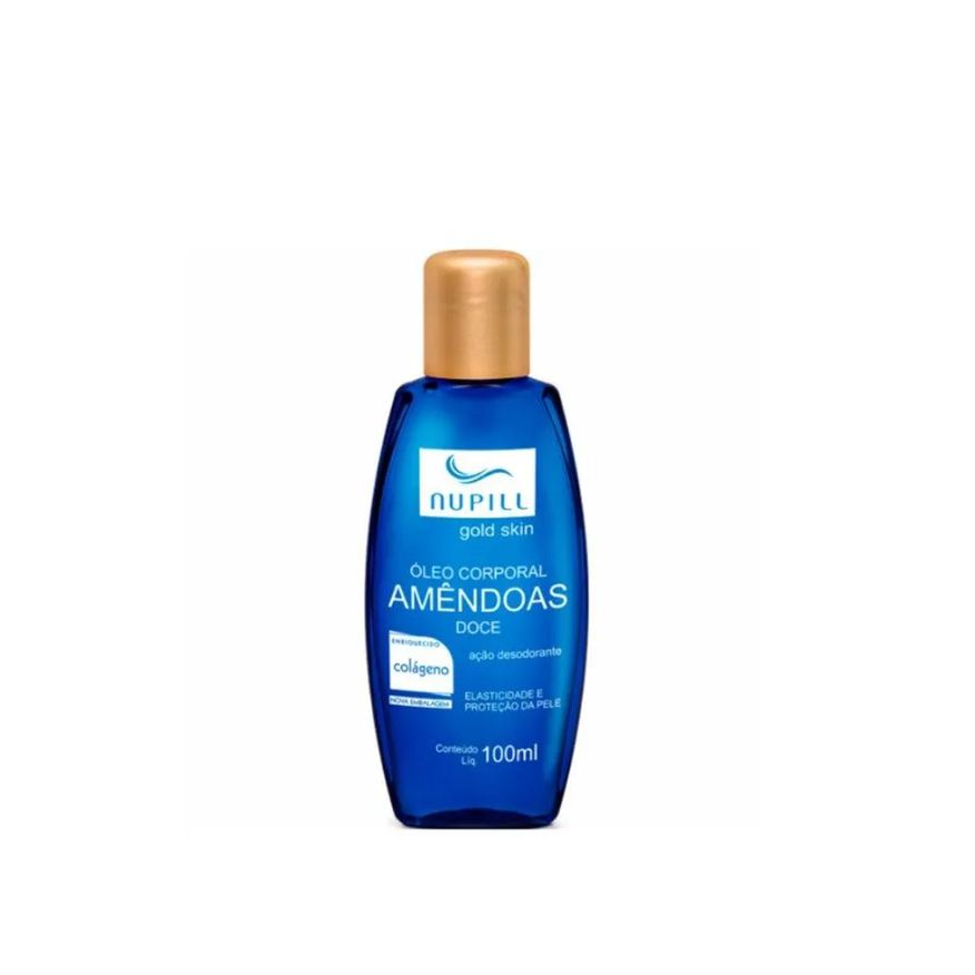 Nupill Óleo Corporal Amêndoa e Colágeno Natural 100ml